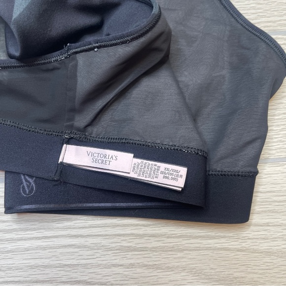 Victoria’s Secret Player Sports Bra Black Wave Non Padded Racerback Size XXL - Picture 8 of 11